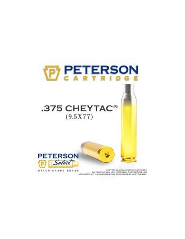 DOUILLES PETERSON 375 CHEYTAC SELECTIONNEES * BOITE DE 50