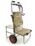 Multi Rolly by ECKLAfauteuil et chariot de transport matériel avec pneus increvables
