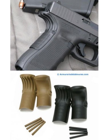 Inserts de busc de crosse pour Glock noir ou sable