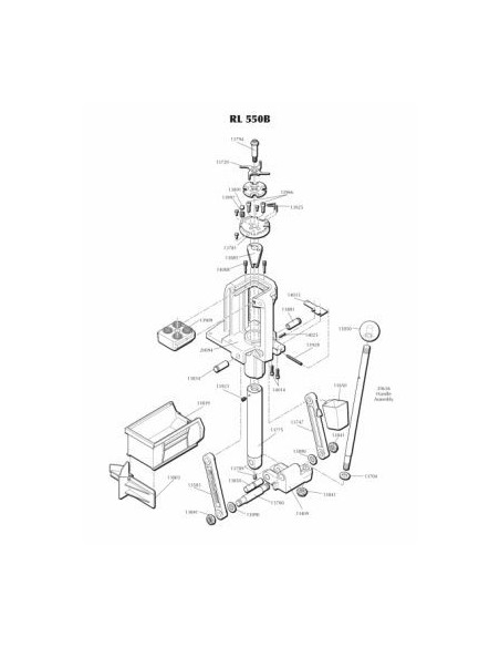 14015 Dillon RL550 Plaque d'appui de l'amorceur