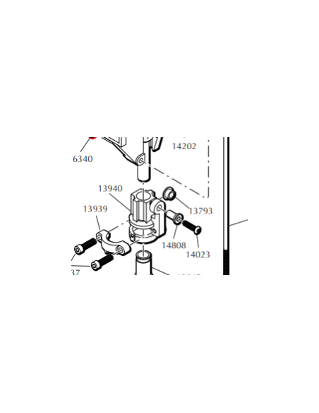 Support de doseuse DILLON RL550/XL650/750/1050 - 13940