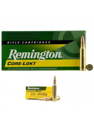 Cartouches Remington 250 Savage  Soft Point