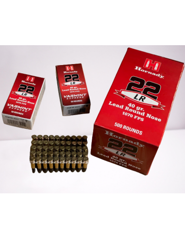 MUNITION HORNADY 22LR 40GR LEAD ROUND NOSE