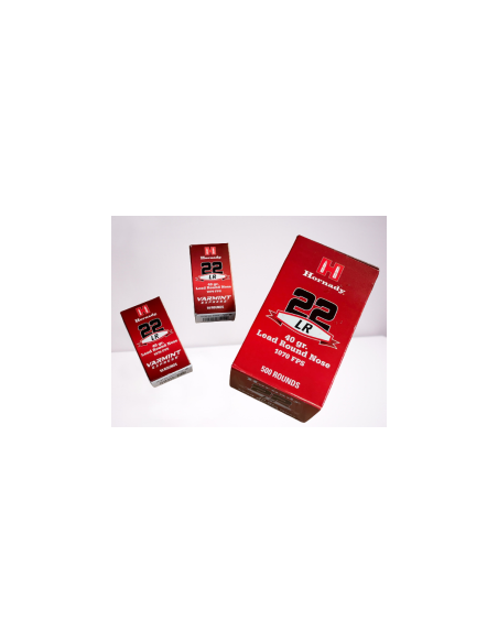 MUNITION HORNADY 22LR 40GR LEAD ROUND NOSE