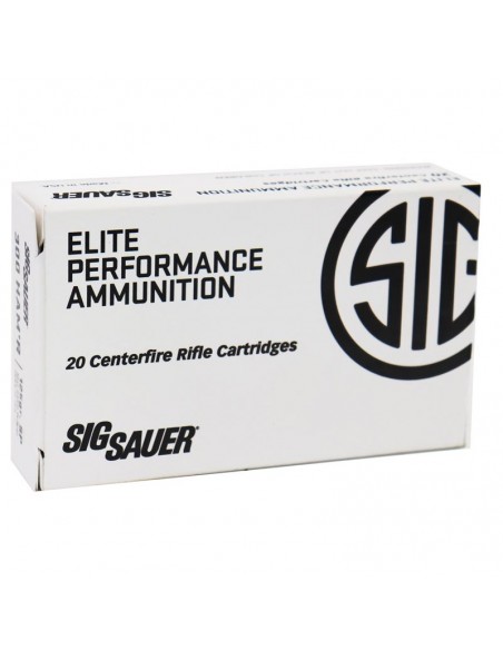 MUNITIONS  SIG SAUER 300 BLACKOUT ELITE BALL 125 GR FMJ BOITE DE 20