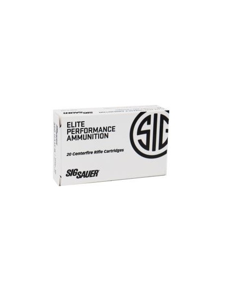 MUNITIONS  SIG SAUER 300 BLACKOUT ELITE BALL 125 GR FMJ BOITE DE 20