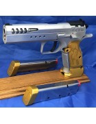 TALON DE CHARGEUR ALUMINIUM TANFOGLIO UNICA LARGE GOLD