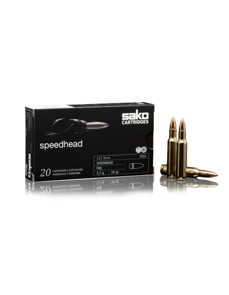 Munitions 222 Rem Sako FMJ 50 gr